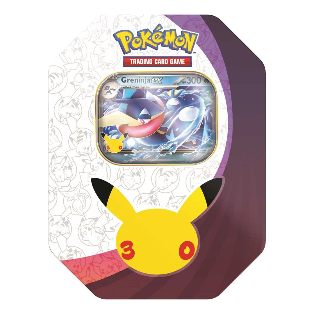 Pokémon TCG: 30th Celebration Greninja EX Tin | English