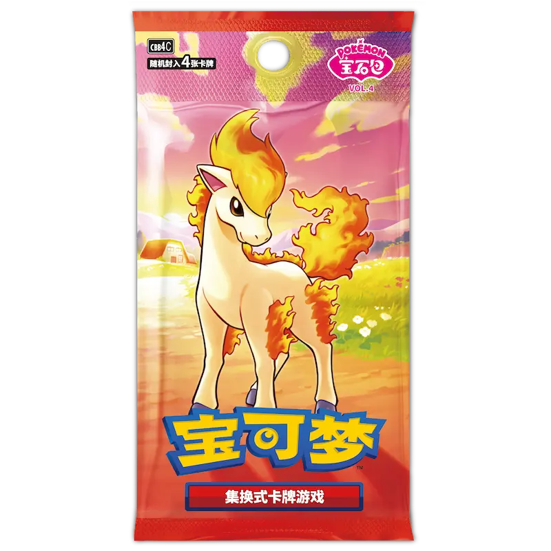 Pokémon TCG: Gem Pack Vol. 4 CBB4C Booster Pack | Simplified Chinese