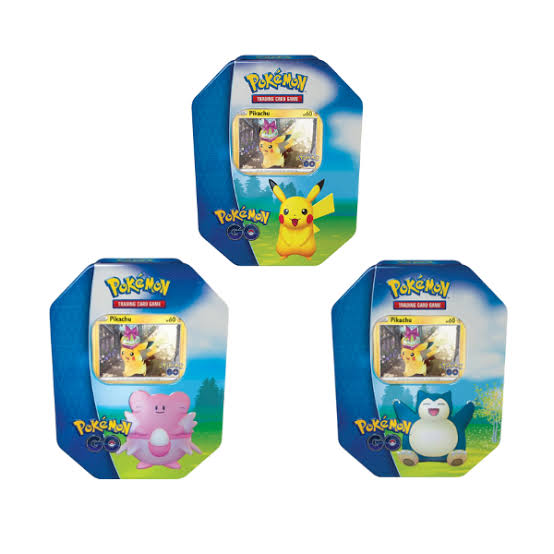 Pokémon TCG: Pokémon GO Tin | English — Blissey, Pikachu, Snorlax